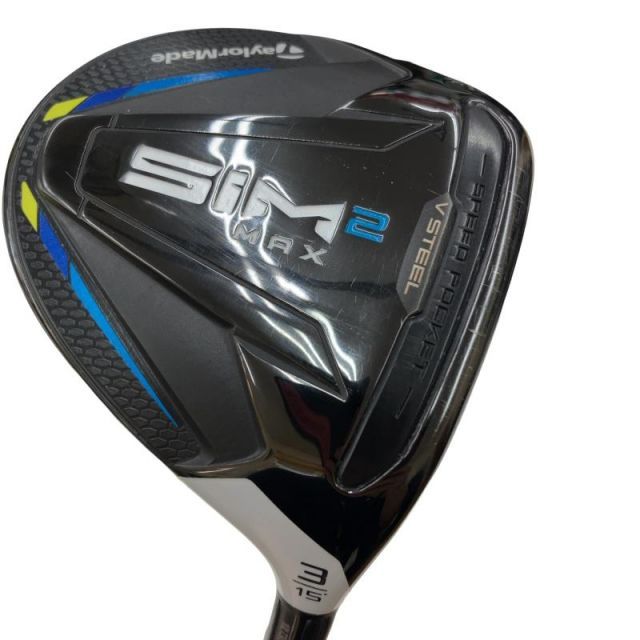 【中古】 テーラーメイド SIM2 MAX 3W フェアウェイウッド FW Speeder 661 EVOLUTION VII (フレックスS) メンズ 男性用 右利き 右用 Cランク ゴルフクラブ