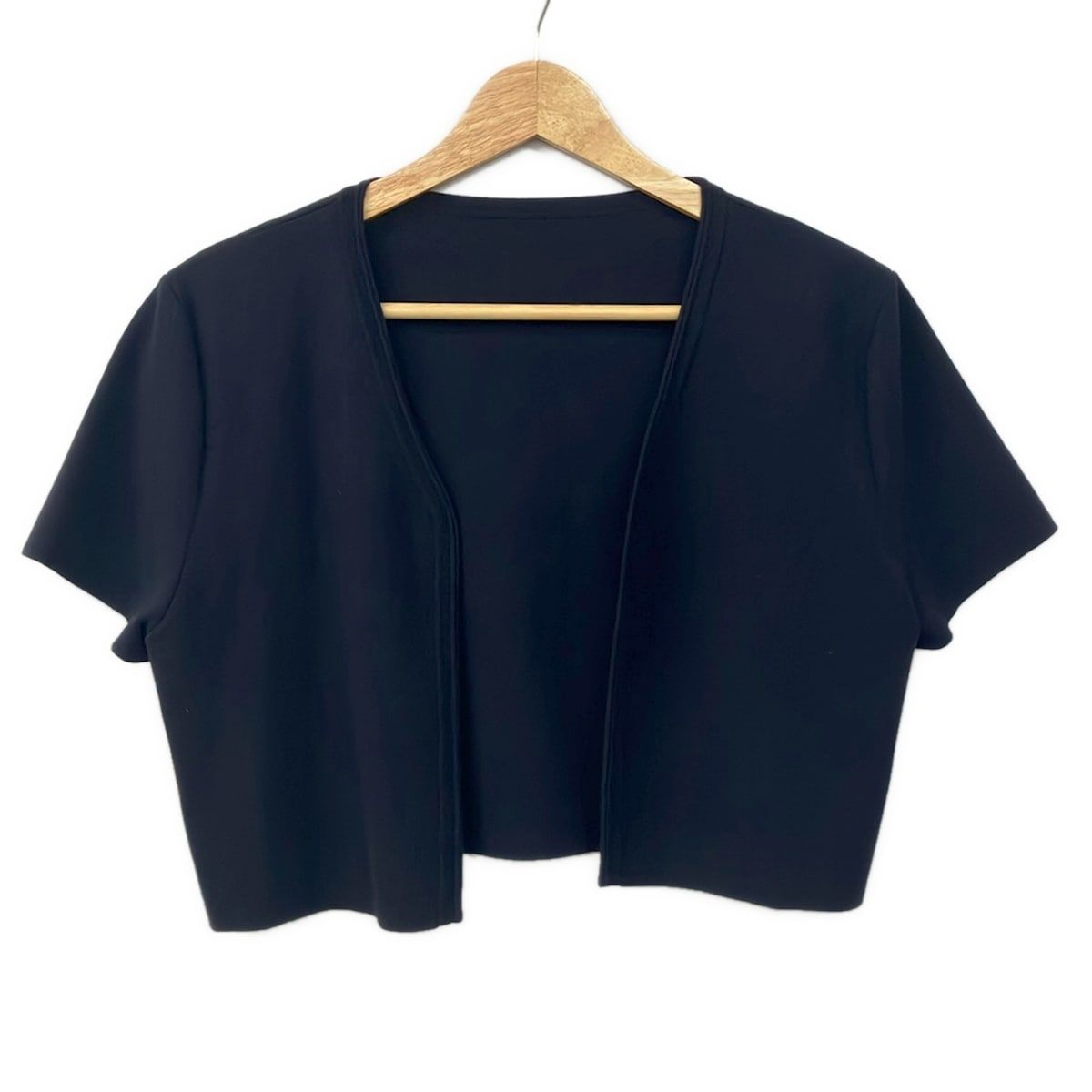FOXEY(フォクシー) ボレロ サイズ40 M レディース美品 - 37652 ダークネイビー 半袖