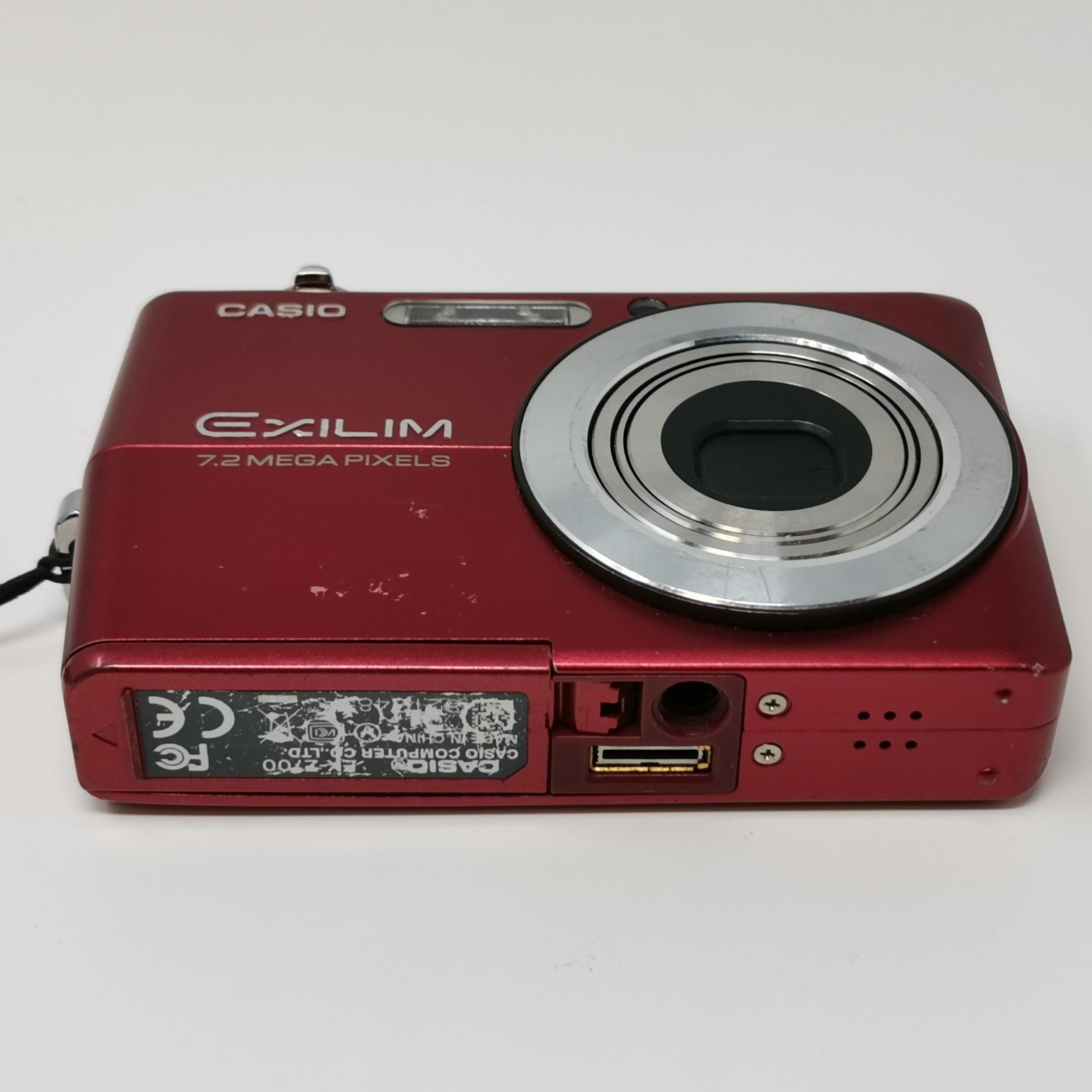 美品 Casio EXILIM EX-Z700 カシオ レッド デジカメ 箱 CASIO EXILIM EX-Z700 デジタルカメラ デジカメ レッド 動作確認済