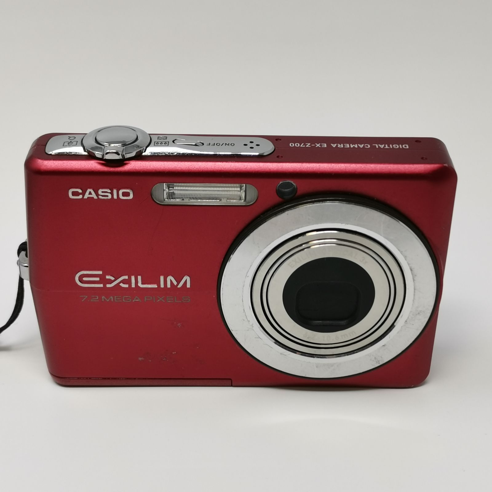 CASIO EXILIM EX-Z700 デジタルカメラ デジカメ レッド 動作確認済