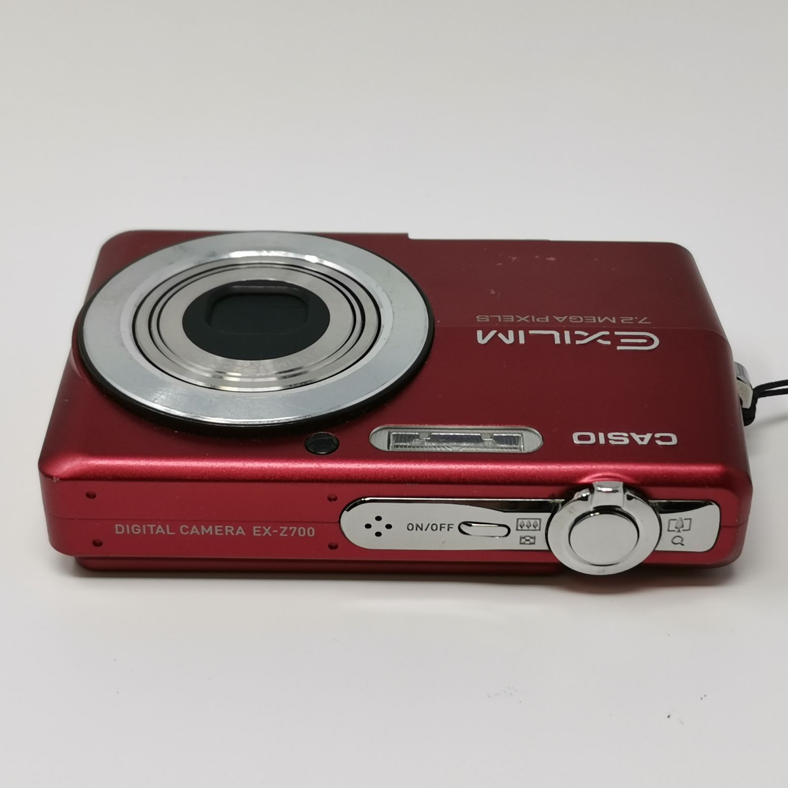 【美品】CASIO EXILIM EX-Z700 レッド デジタルカメラ CASIO EXILIM EX-Z700 デジタルカメラ デジカメ レッド 動作確認済