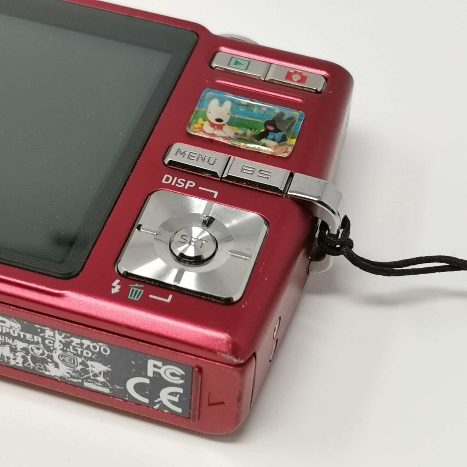 CASIO EXILIM EX-Z700 デジタルカメラ デジカメ レッド 動作確認済 
