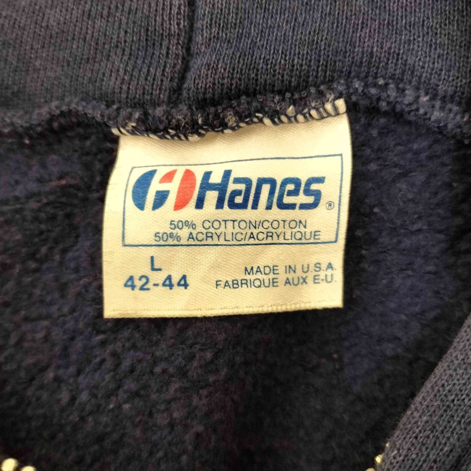 ヘインズ Hanes 80-90S USA製 ジップアップパーカー メンズ L ヘインズ Hanes 80-90S USA製 ジップアップパーカー メンズ L