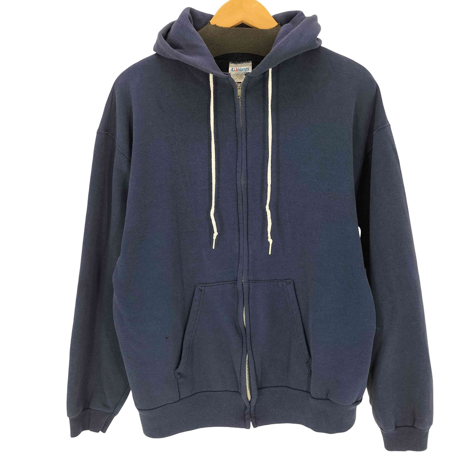 ヘインズ Hanes 80-90S USA製 ジップアップパーカー メンズ L