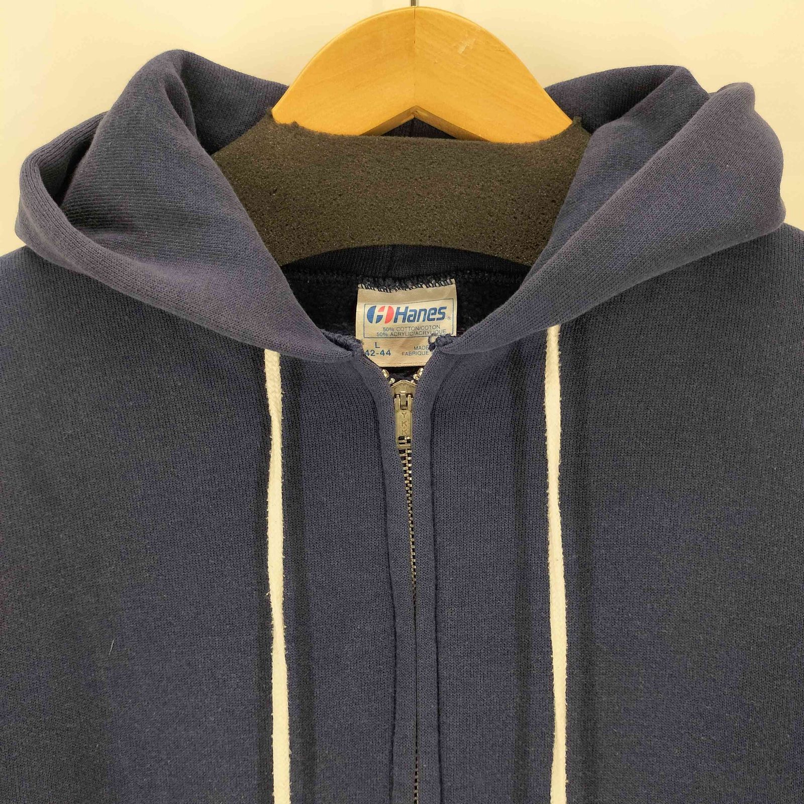 ヘインズ Hanes 80-90S USA製 ジップアップパーカー メンズ L ヘインズ Hanes 80-90S USA製 ジップアップパーカー メンズ L