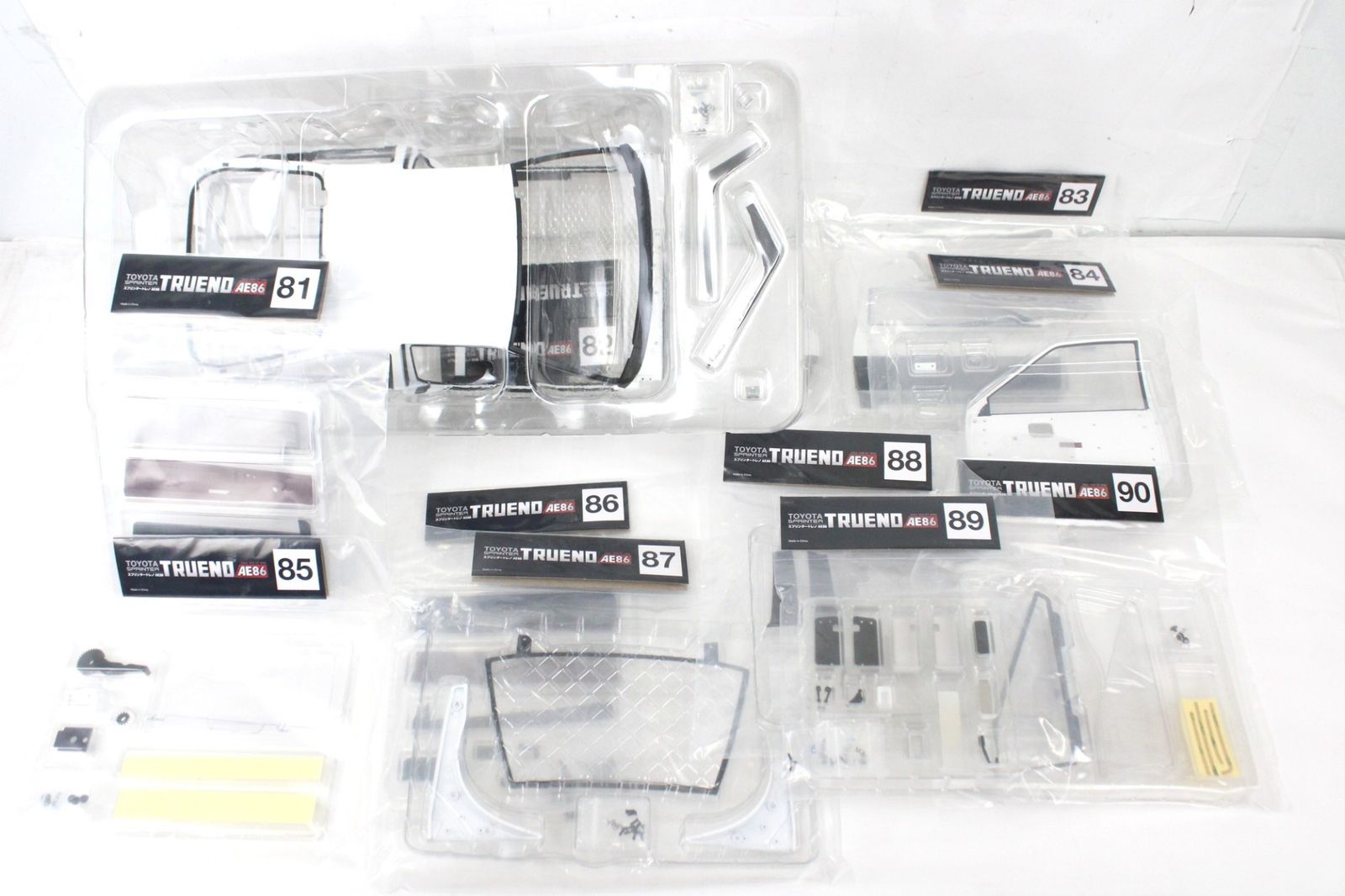 デアゴスティーニ スプリンタートレノ AE86 1-110巻(1-41号組立済) スペックプレート 付き 車 模型 フィギュア IT2Y94NN7XZ1-E45-byebye