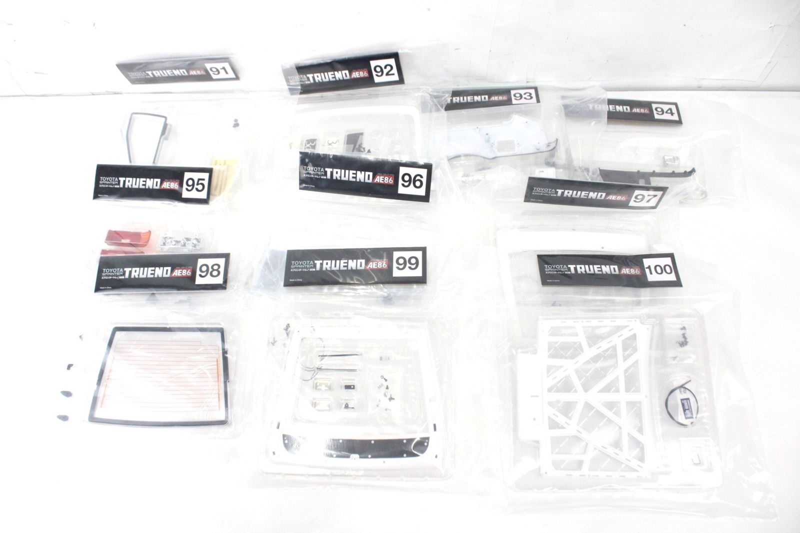 デアゴスティーニ スプリンタートレノ AE86 1-110巻(1-41号組立済) スペックプレート 付き 車 模型 フィギュア IT2Y94NN7XZ1-E45-byebye