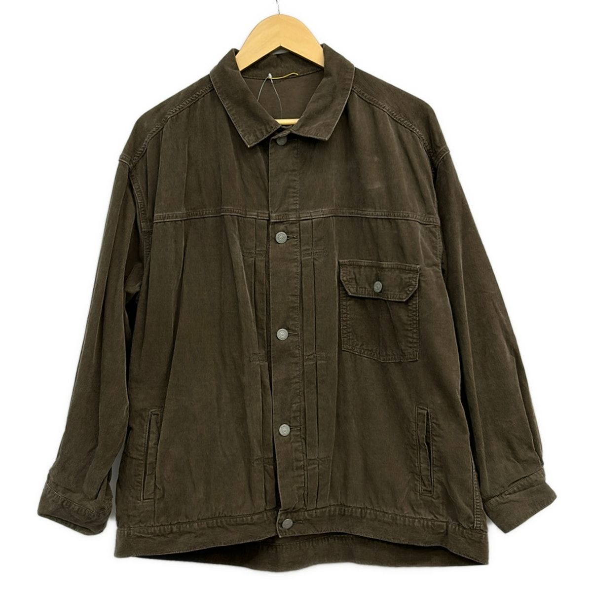 DEUXIEME CLASSE(ドゥーズィエム) ブルゾン レディース美品 - ダークブラウン 長袖/コーデュロイ/春/秋