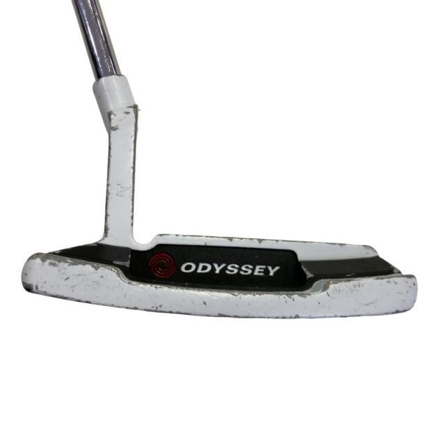 【中古】 オデッセイ VERSA #2 ホワイト METAL-Xインサート 34インチ パター PT スチール (フレックスその他) メンズ 男性用 右利き 右用 Cランク ゴルフクラブ