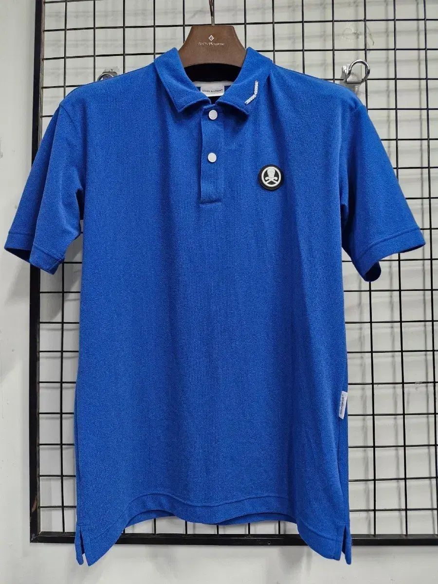 95-100L MARK & LONA マークアンドロナ ミニ ファイル ベーシック 機能性 KARA（カラ） 半袖Tシャツ ブルー