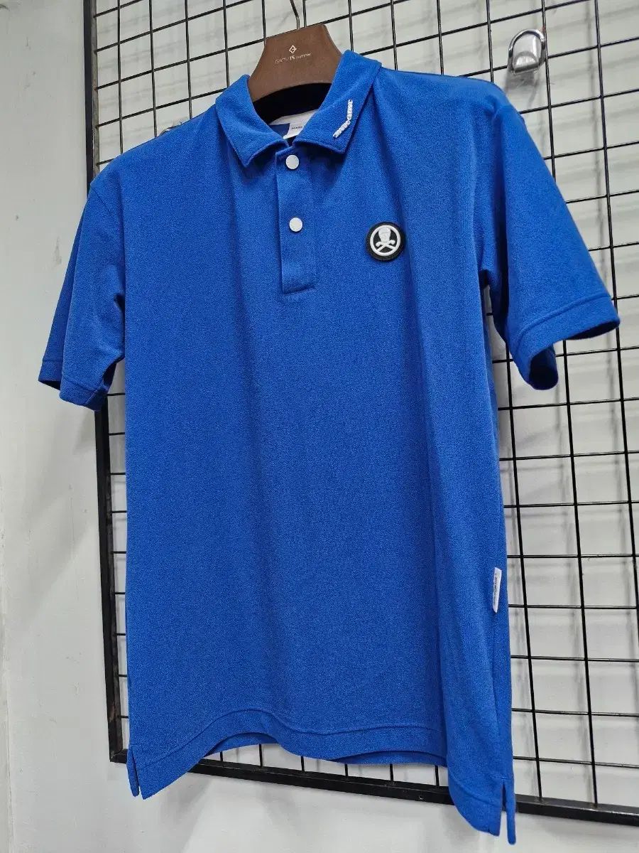 95-100L MARK & LONA マークアンドロナ ミニ ファイル ベーシック 機能性 KARA（カラ） 半袖Tシャツ ブルー
