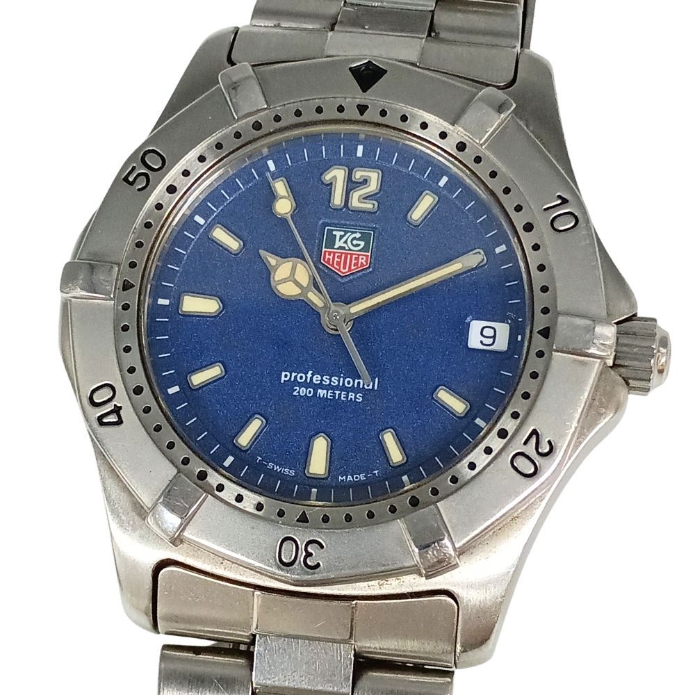TAG HEUER タグホイヤー WK1113 プロフェッショナル200M デイト クォーツ メンズ 腕時計 正規品 / C1122