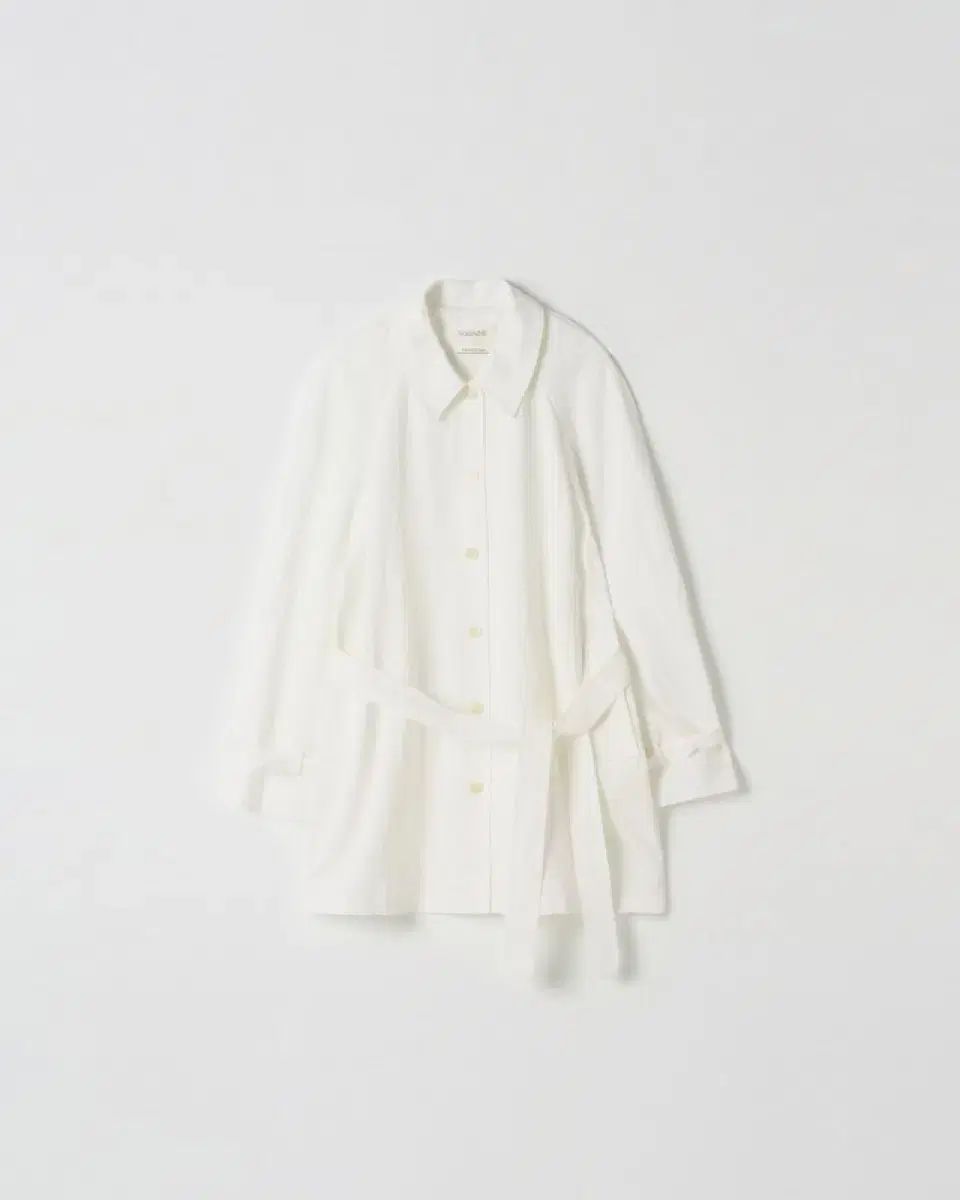 (新品) ヌワール アトリエナイン トレンチ コート 白