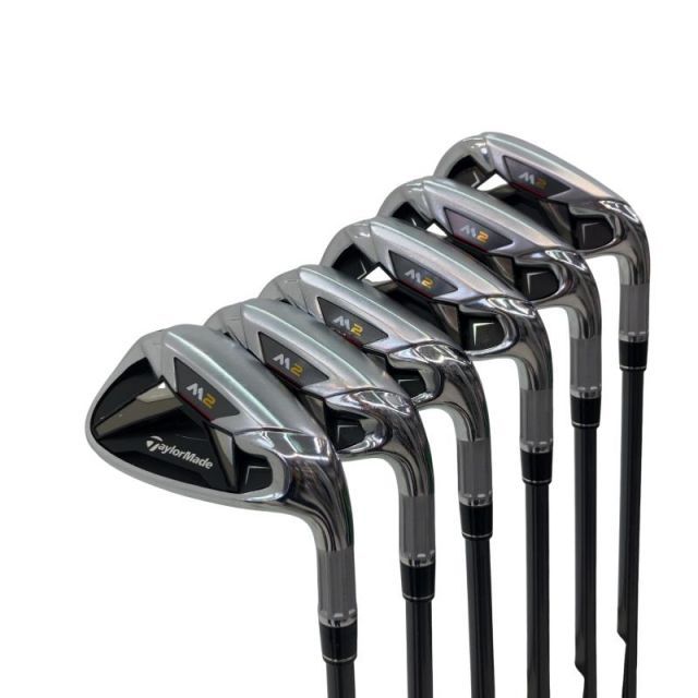 【中古】 テーラーメイド M2 6S アイアンセット IR TM7-216 (フレックスR) メンズ 男性用 右利き 右用 Cランク ゴルフクラブ