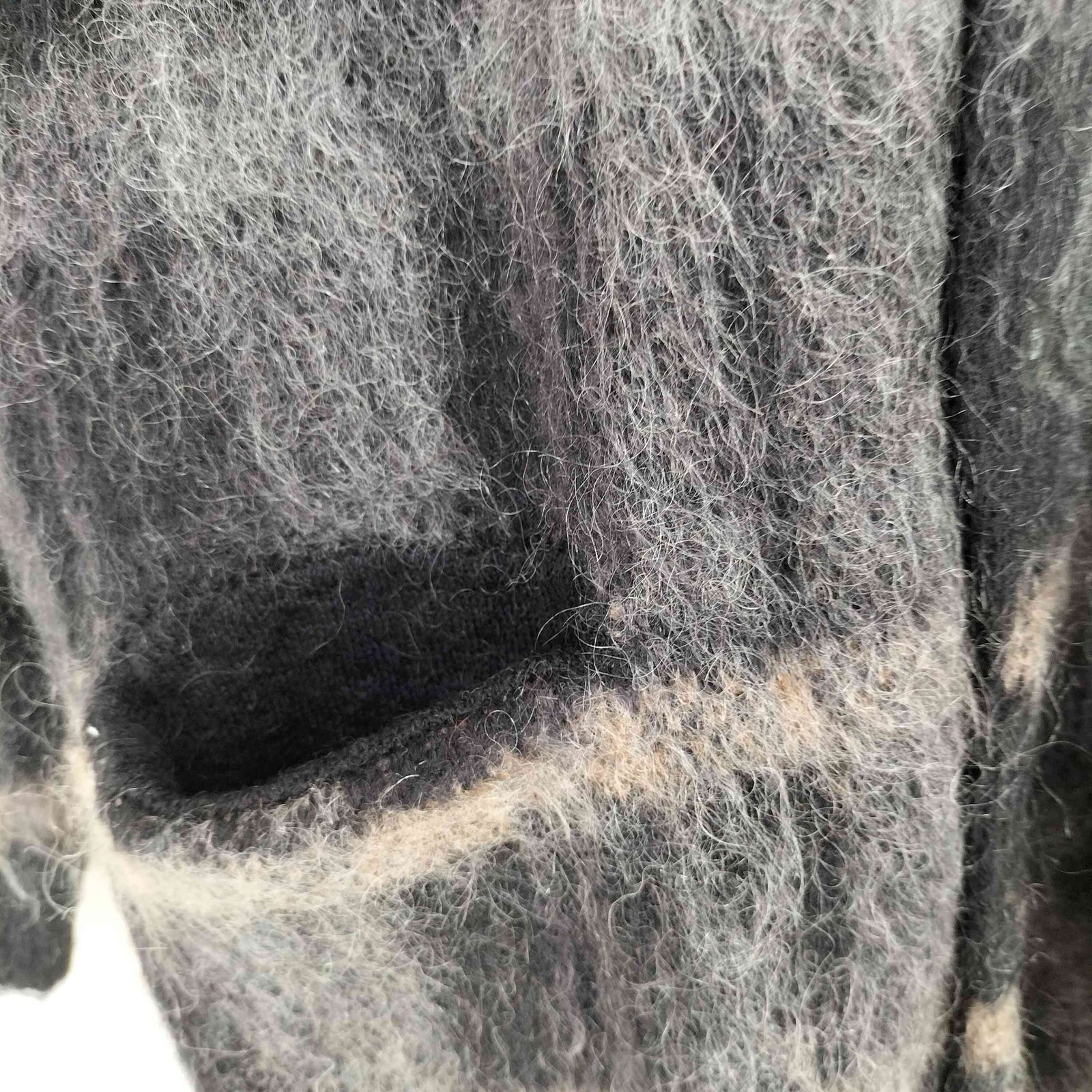 ユーズドフルギ USED古着 {{Stead}} モヘヤミックス チェックカーディガン casual メンズ M