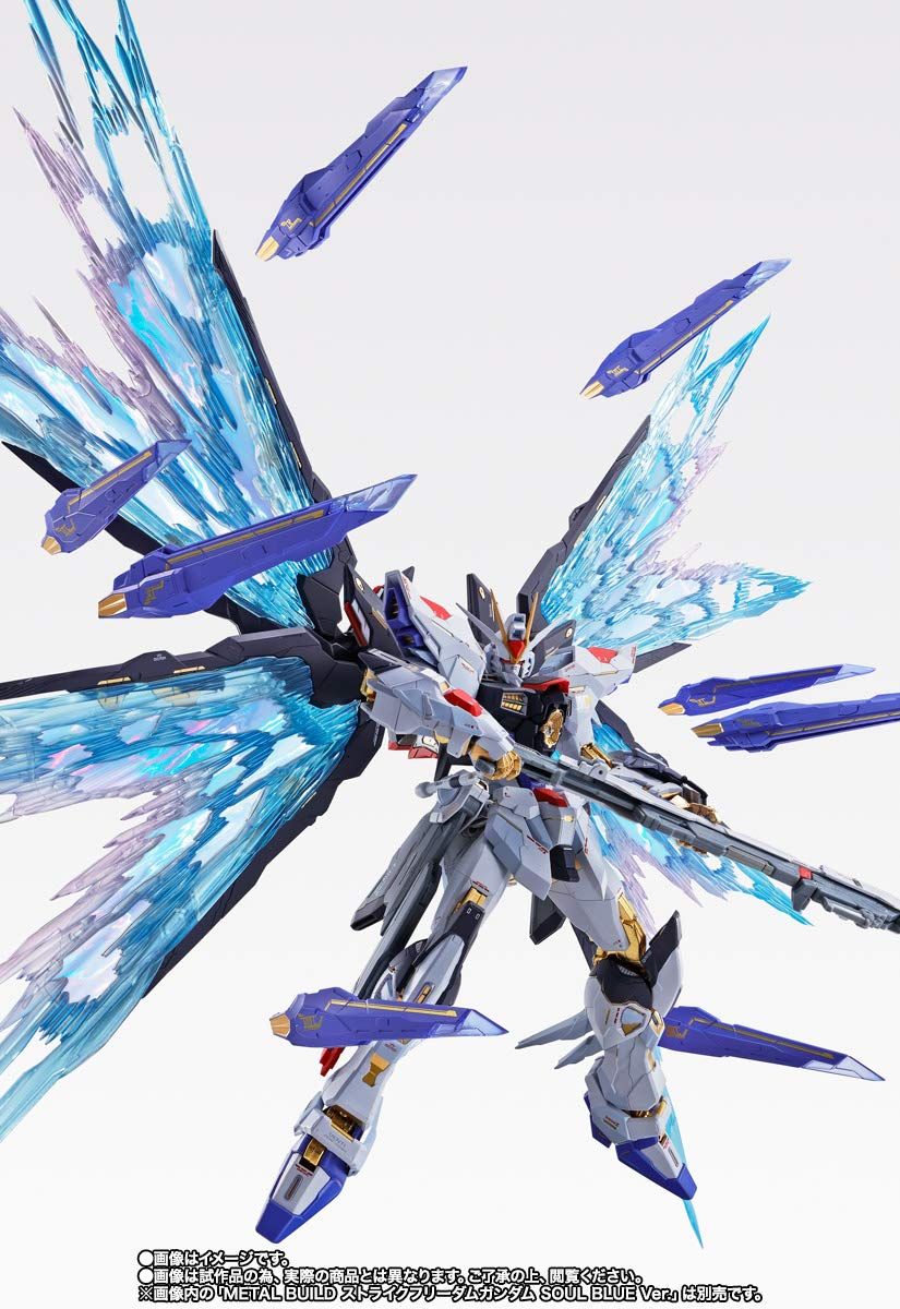 バンダイ(BANDAI) METAL BUILD ストライクフリーダムガンダム 光の翼オプションセット SOUL BLUE Ver.