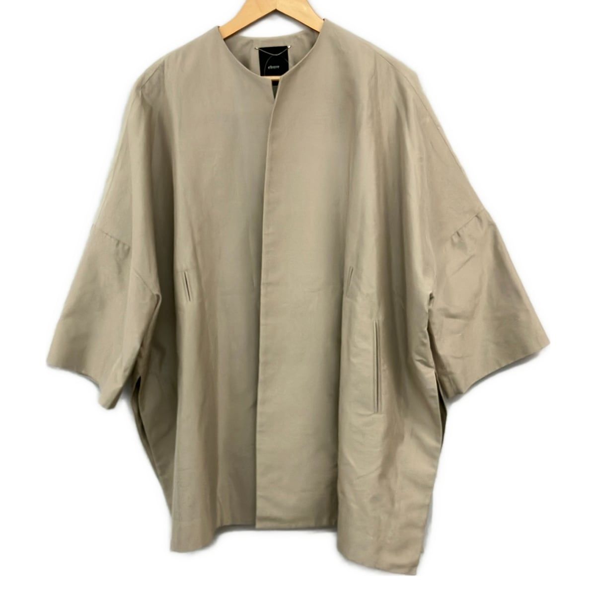ebure(エブール) コート サイズ36 S レディース美品 - ベージュ 長袖/春