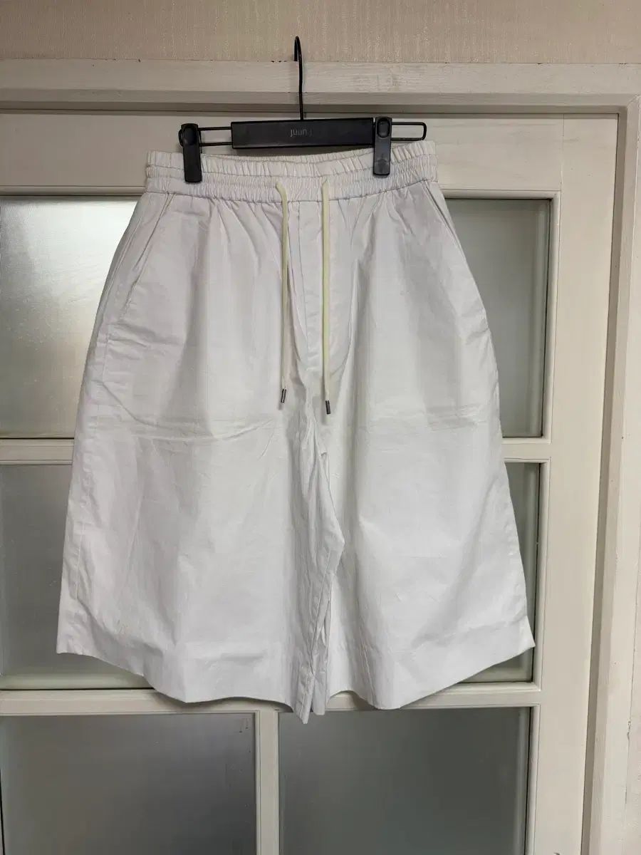 ジュンジ 14ss バミューダ パンツ 白