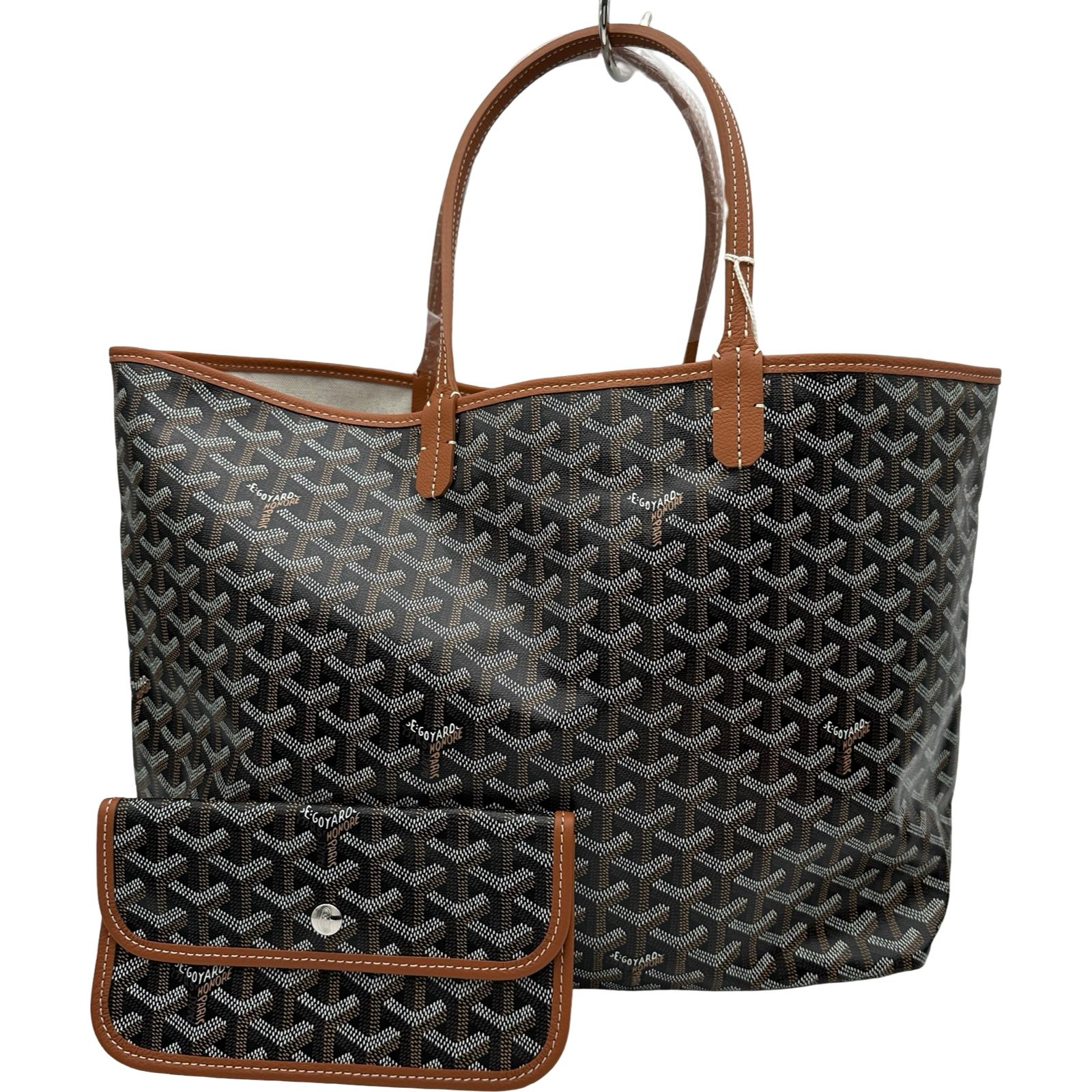 ゴヤール GOYARD サンルイPM ブラウン ゴヤールディンキャンバス レディース ハンドバッグ