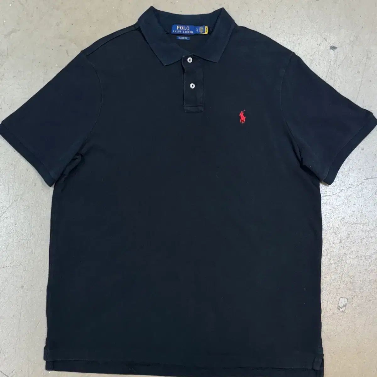 POLO RALPH LAUREN クラシックフィット ブラック Kara 半袖Tシャツ L