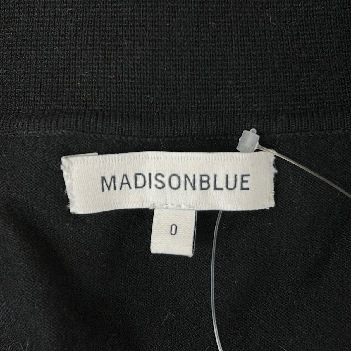 MADISON BLUE(マディソンブルー) カーディガン サイズ0 XS レディース - 黒 長袖 MADISON BLUE(マディソンブルー) カーディガン サイズ0 XS レディース - 黒 長袖
