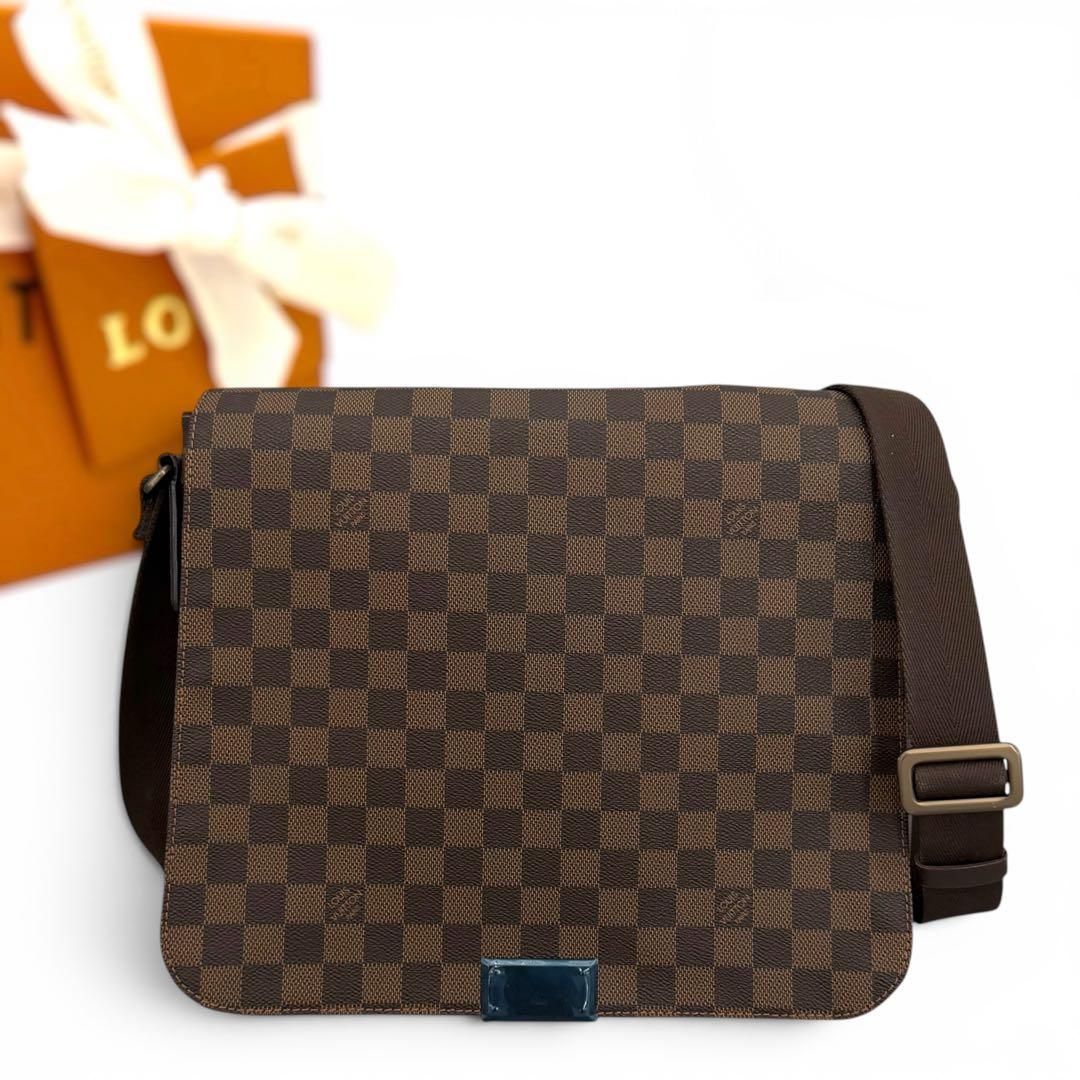 ルイヴィトン　ダミエ　エベヌ　ディストリクトMM メッセンジャーバッグ LOUIS VUITTON ショルダーバッグ