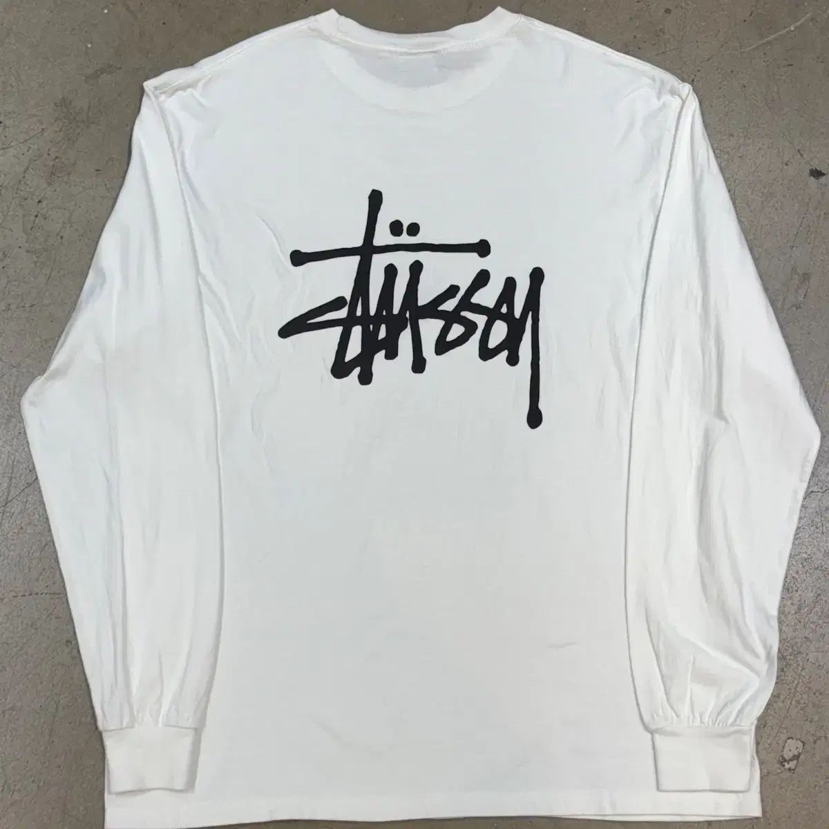 STUSSY 白 ロングスリーブ XL