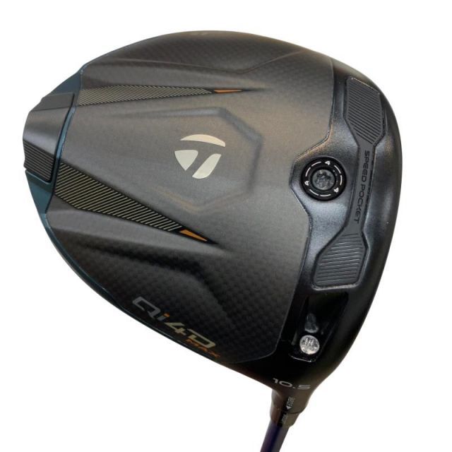 【中古】 テーラーメイド Qi4D MAX 10.5° ドライバー DR 純正特注シャフト (フレックスX) メンズ 男性用 右利き 右用 Bランク ゴルフクラブ