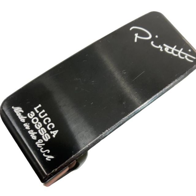 【中古】 Piretti Piretti MIDNIGHT BLACK LUCCA 33インチ パター PT スチール (フレックスその他) メンズ 男性用 右利き 右用 Cランク ゴルフクラブ