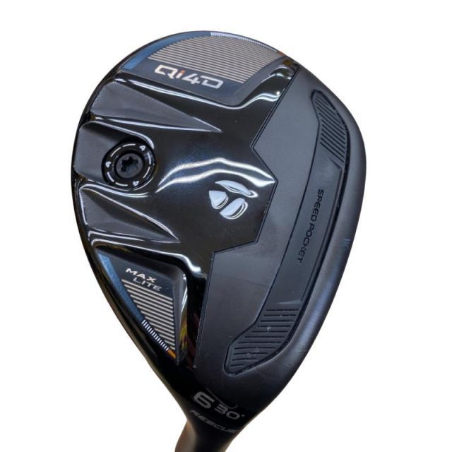 【中古】 テーラーメイド Qi4D MAX LITE U6 ユーティリティ UT REAX 45(Qi4D UT) (フレックスR) メンズ 男性用 右利き 右用 Bランク ゴルフクラブ