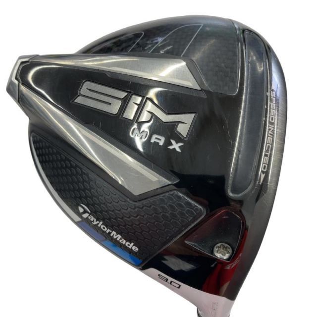 【中古】 テーラーメイド SIM MAX 9° ドライバー DR Tour AD HD-6 (フレックスS) メンズ 男性用 右利き 右用 Cランク ゴルフクラブ