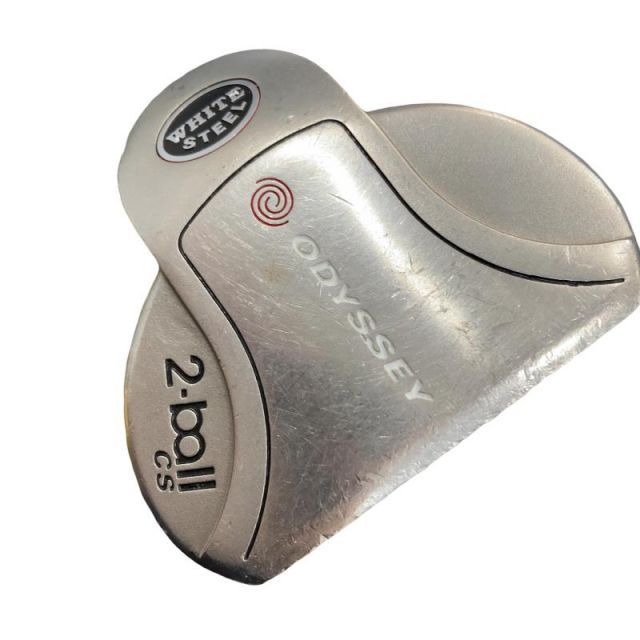 【中古】 オデッセイ WHITE STEEL 2・ball CENTER SHAFTED 32インチ パター PT スチール (フレックスその他) メンズ 男性用 右利き 右用 Dランク ゴルフクラブ