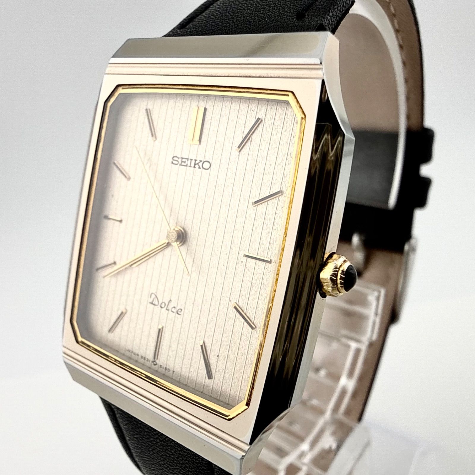 【電池交換済】SEIKO Dolce メンズ腕時計　9531-5030 SEIKO 9531-5160 セイコー DOLCE ドルチェ メンズ腕時計 クォーツ 稼働