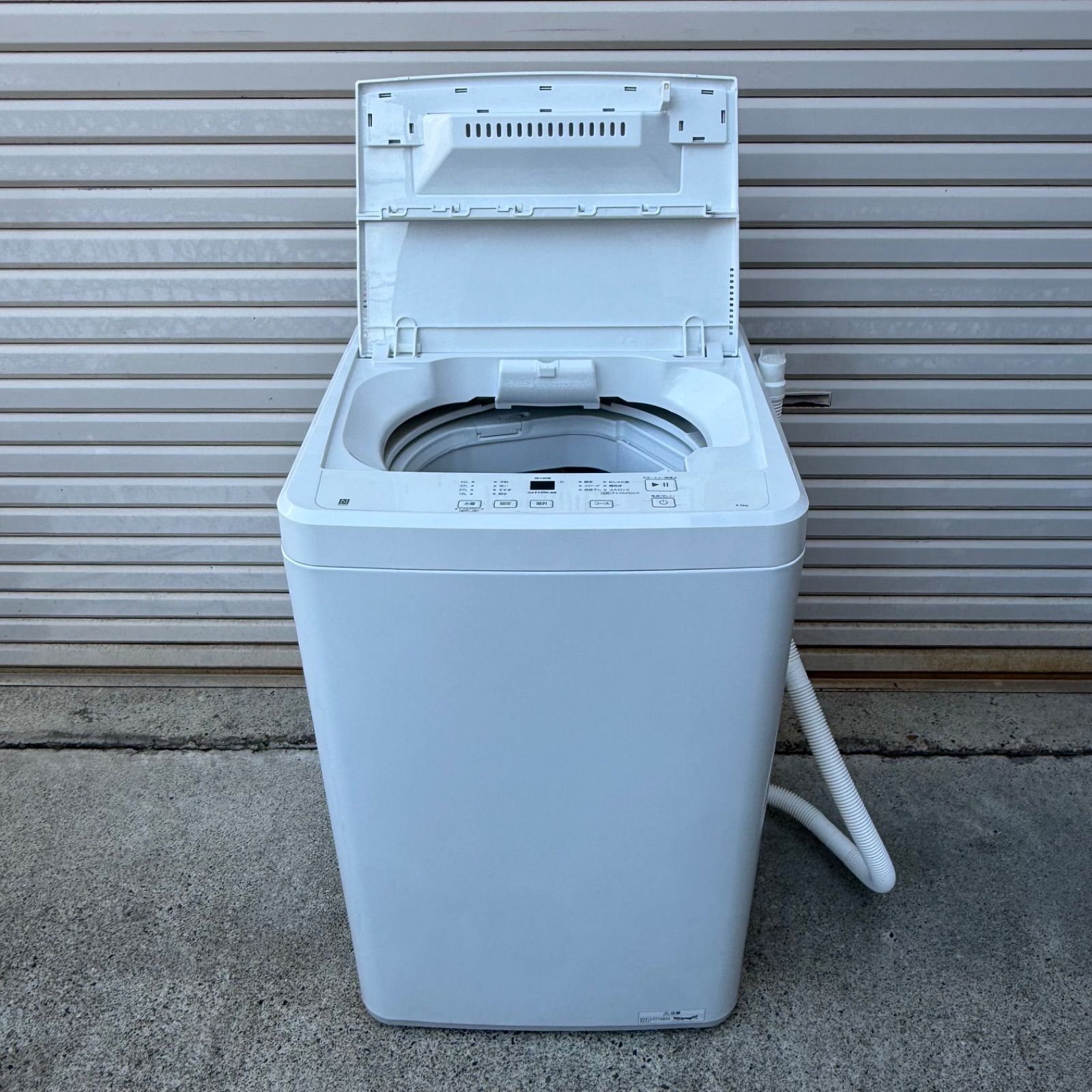 ※ちさ ニトリ2025年製4.5㎏全自動洗濯機 使用2ヶ月 超美品 一人暮らし 洗濯機 ニトリ NT45T1WH 4.5kg 2025年製 美品 全自動 小型