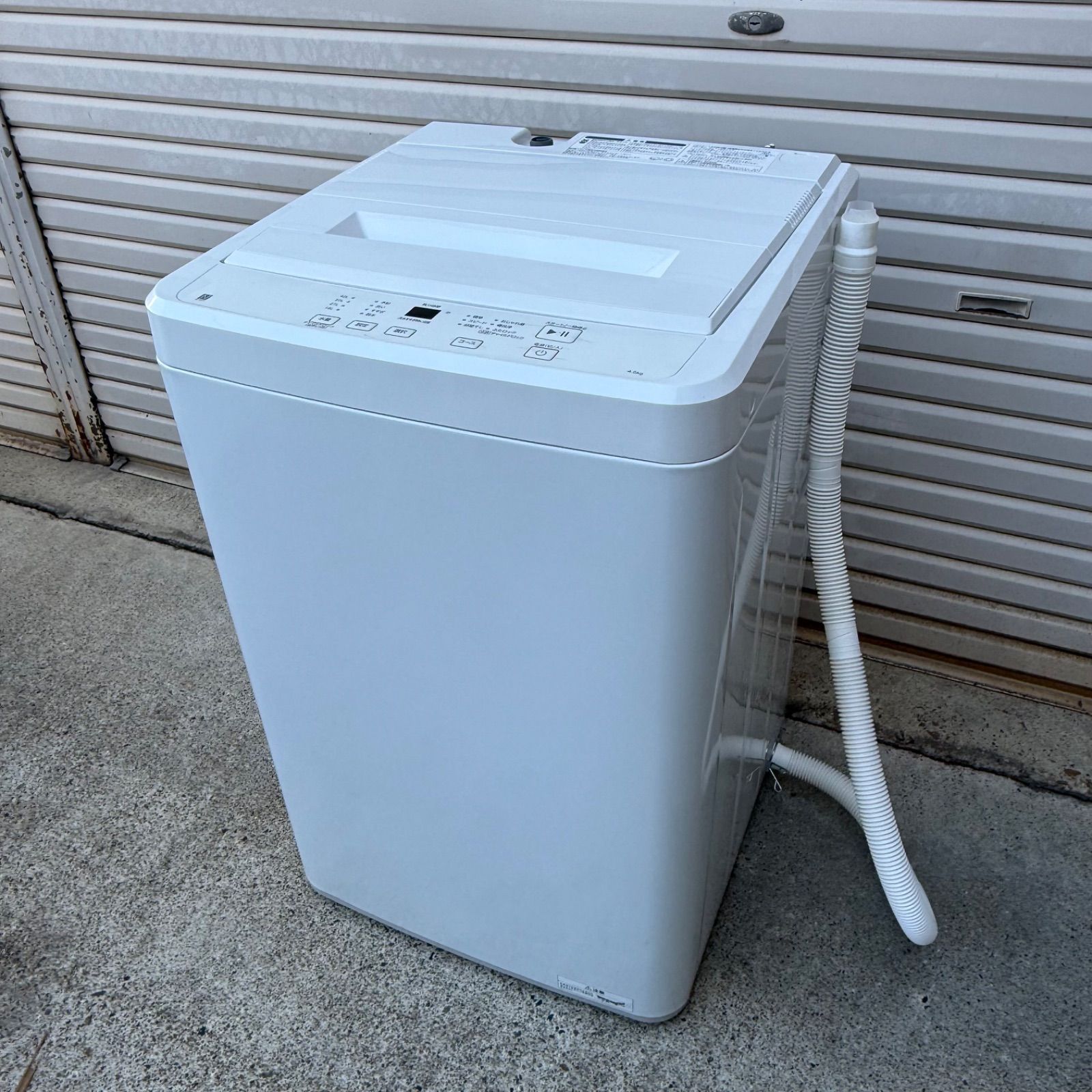 ※ちさ ニトリ2025年製4.5㎏全自動洗濯機 使用2ヶ月 超美品 一人暮らし 洗濯機 ニトリ NT45T1WH 4.5kg 2025年製 美品 全自動 小型