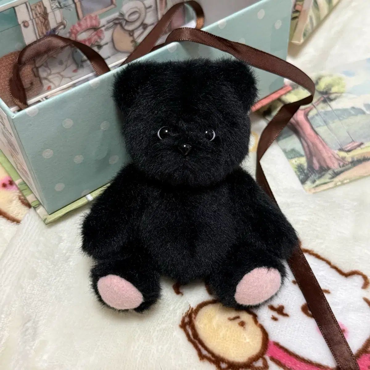 テディテイルズ xs ぬいぐるみ キーホルダーサイズ レナベア ブラック