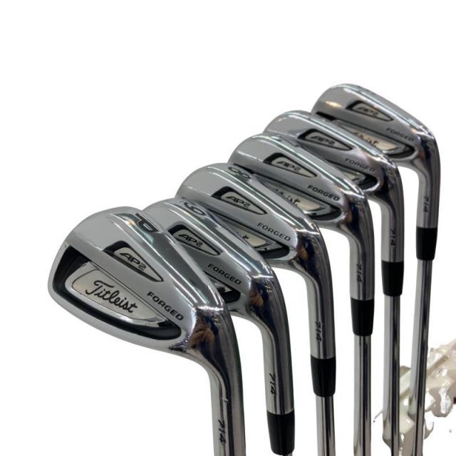 【中古】 タイトリスト Titleist AP2 714 6S アイアンセット IR 純正特注シャフト (フレックスS) メンズ 男性用 右利き 右用 Cランク ゴルフクラブ