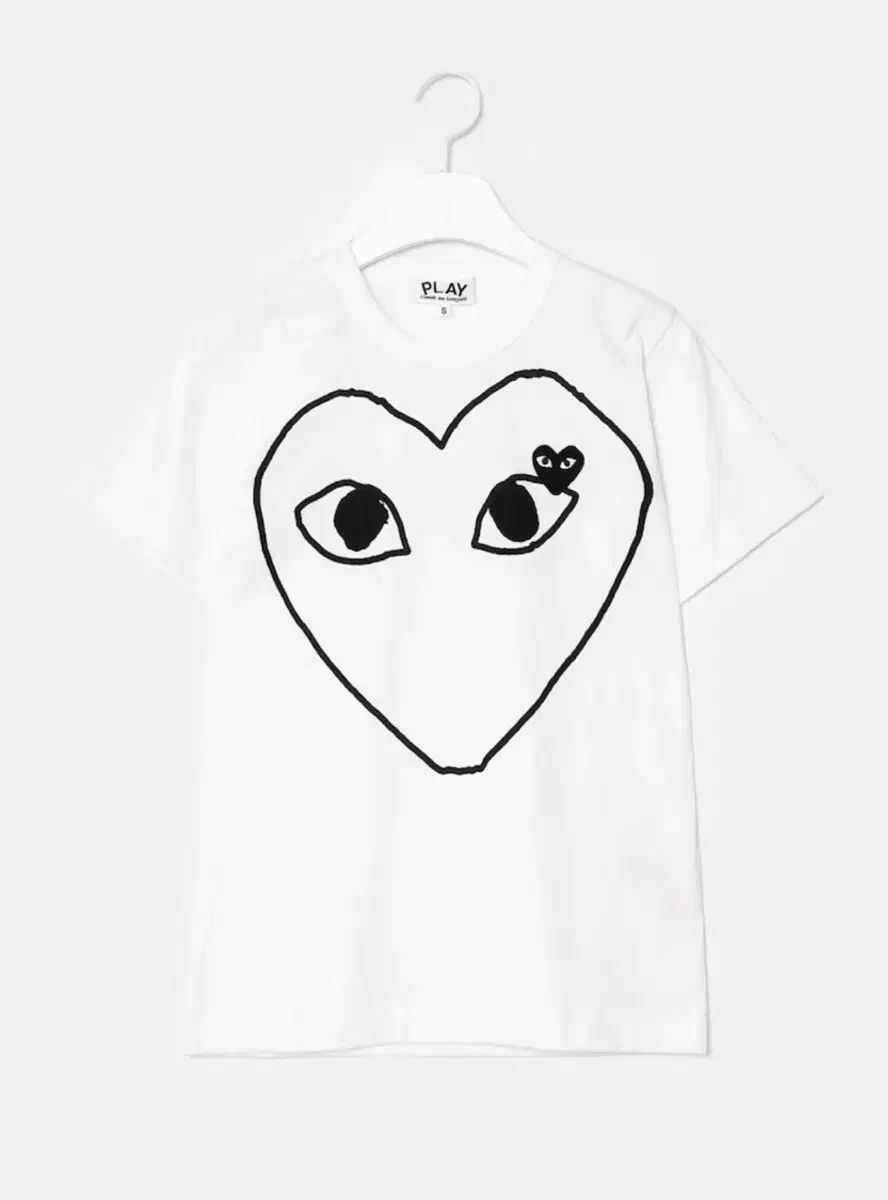 コム・デ・ギャルソン ブラック ハート Tシャツ