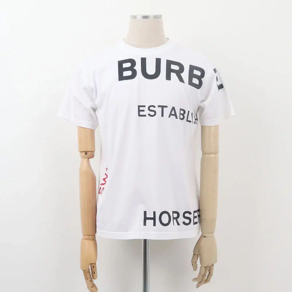 バーバリー ホースフェリー プリント コットン オーバーサイズ Tシャツ 8017103