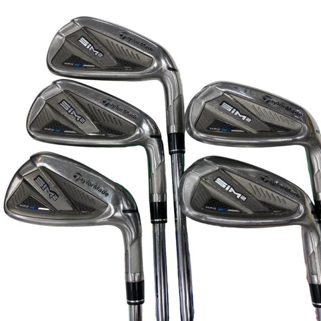 中古】 テーラーメイド SIM2 MAX 5S アイアンセット IR KBS MAX MT85
