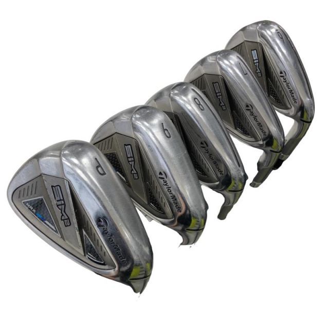 中古】 テーラーメイド SIM2 MAX 5S アイアンセット IR KBS MAX MT85