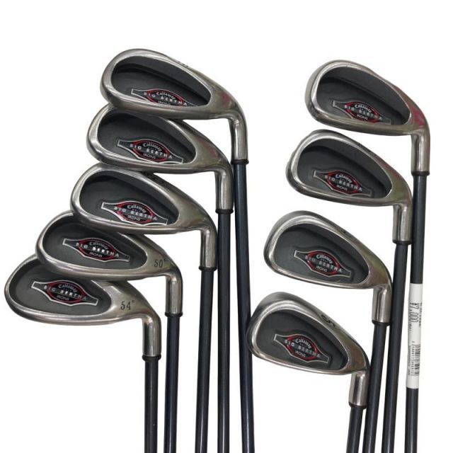 【中古】 キャロウェイ BIG BERTHA IRONS(2002) 10S アイアンセット IR BIG BERTHA AM/AT (フレックスR) メンズ 男性用 右利き 右用 Cランク ゴルフクラブ