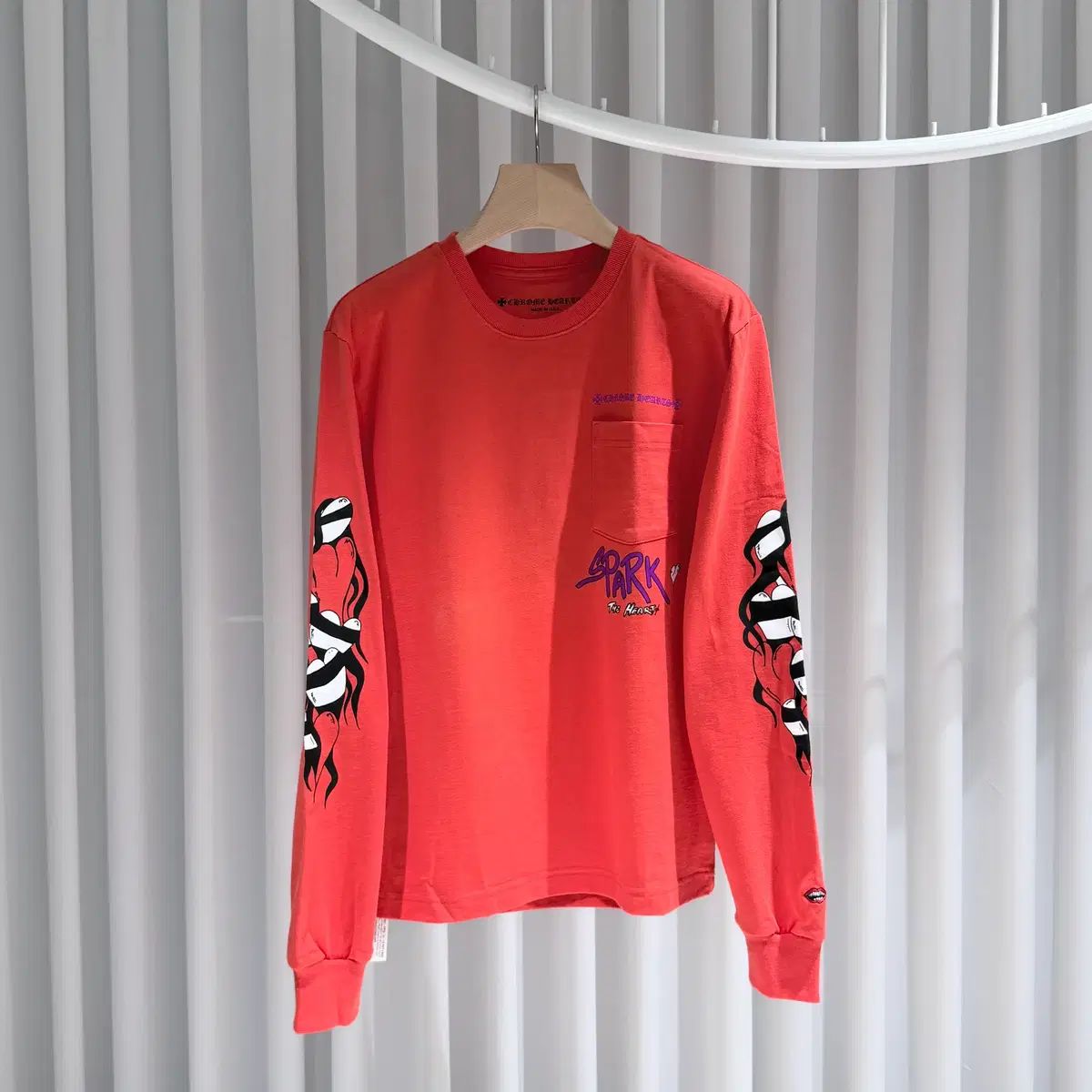 (S+級/M) / CHROME HEARTS マッティボーイ サディスティック リップスティック ロングスリーブ 長袖 Tシャツ