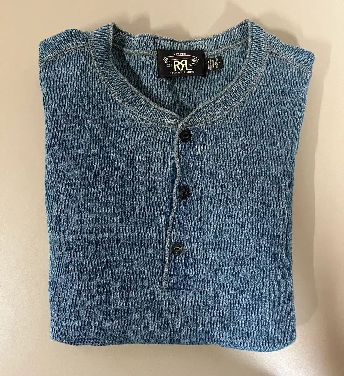 RRL Indigo ジャカード ヘンリーネック 28,286円