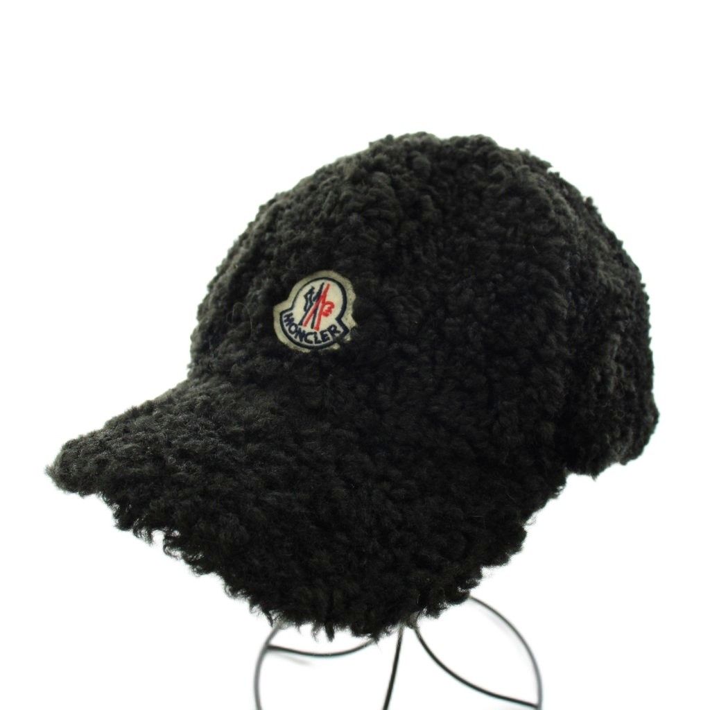 モンクレール MONCLER BERRETTO キャップ 帽子 ボア ロゴ S 黒 ブラック F20933B72200 /AN7 11,026円
