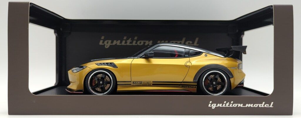 ignition model 1/18レジン製 TOP SECRET Fairlady Z (RZ34) Gold IG3380