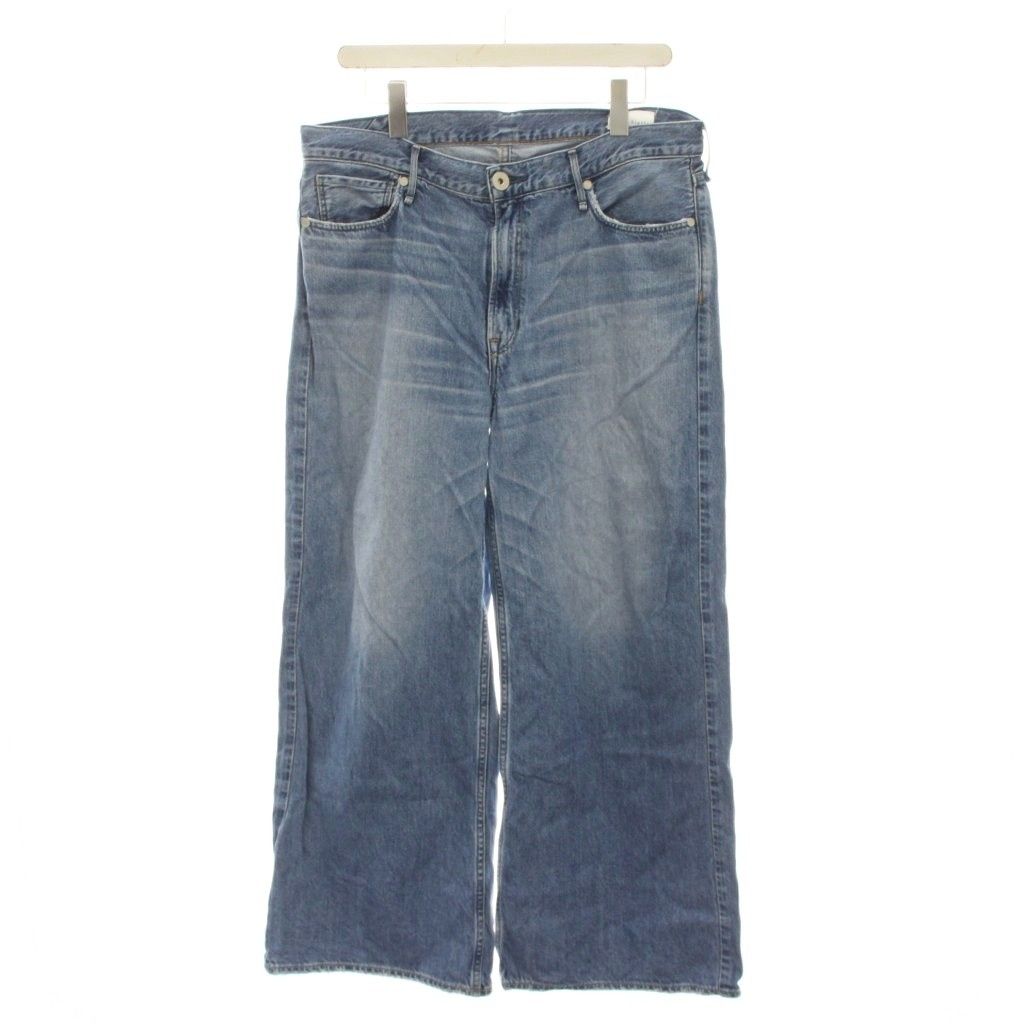 アッパーハイツ upper hights THE LAUREN ザ ローレン デニムパンツ ジーンズ ワイドフレア W28 L28 ライトブルー L85312202FSB