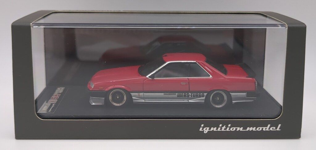ignition model 1/43 Nissan Skyline 2000RS-X Turbo-C(R30)Red/Silver IG0601