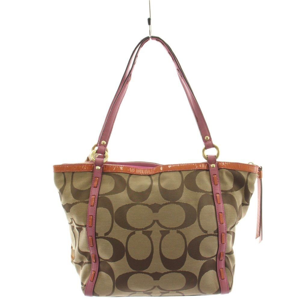 コーチ COACH シグネチャー トートバッグ ハンドバッグ ショルダー 