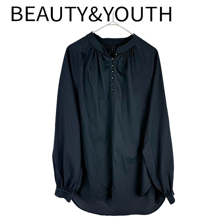 ビューティーアンドユース BEAUTY&YOUTH UNITED ARROWS ギャザーブラウス